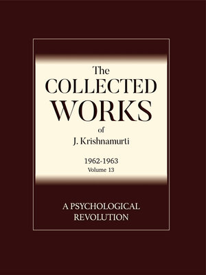 cover image of A Psychological Revolution